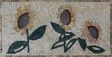 FL958 Handmade Sunflowers Art Home Decor  Mosaic